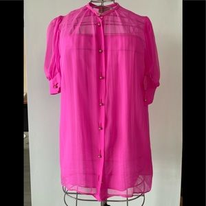 Emilio Pucci pink blouse with lining